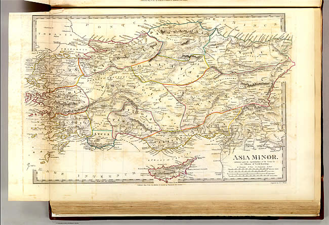 Ancient Turkey Map
