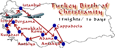 Turkey - Birth of Christianity (15 nights/16 days )