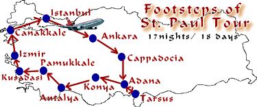 Footsteps of St Paul Tour (17 nights/18 days)