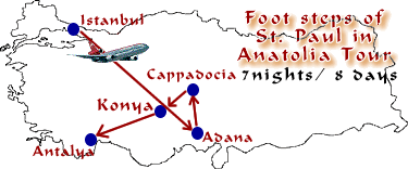 Footsteps of St. Paul in Anatolia Tour (7 nights/8 days)